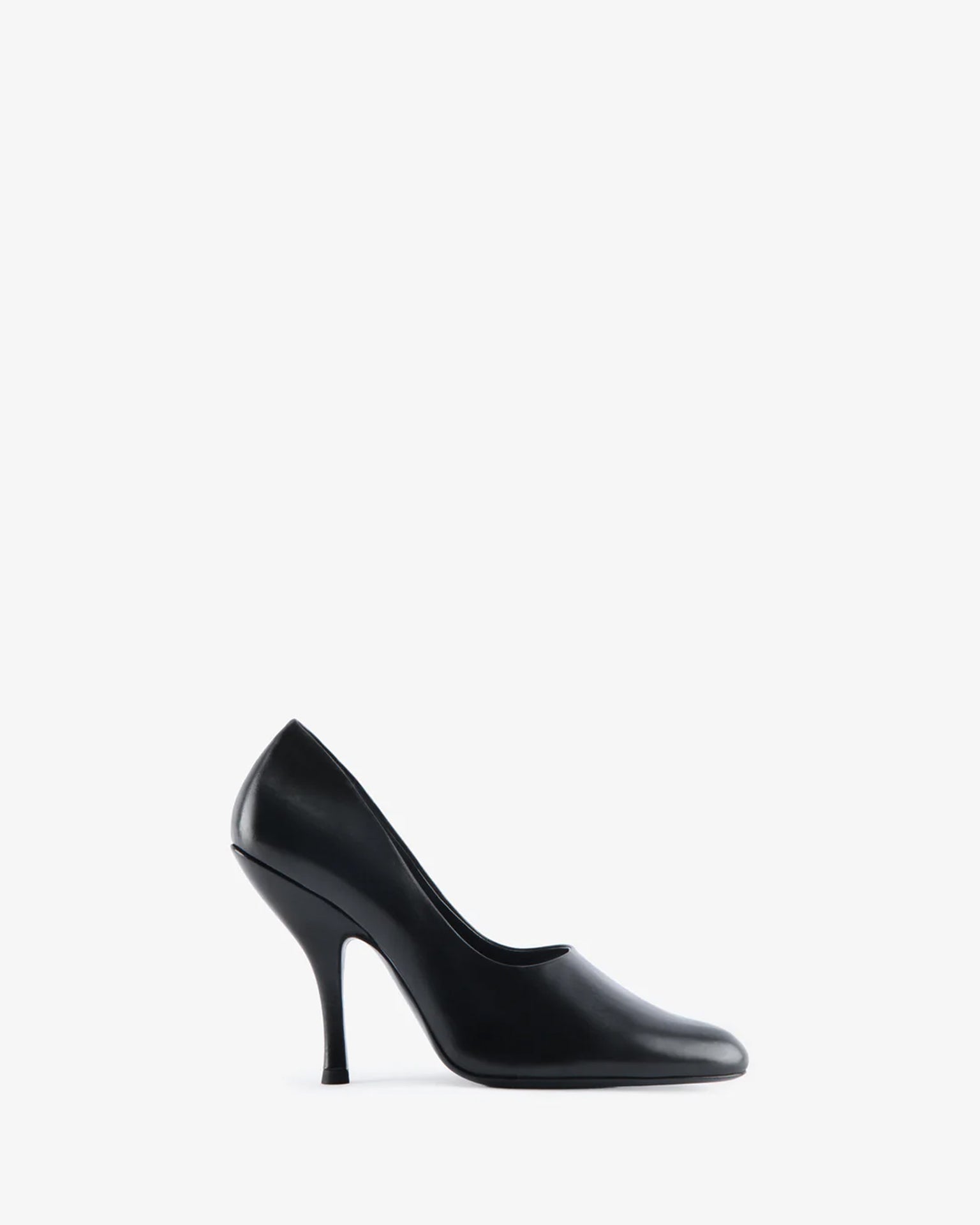 Haze Pump in Black Creased Leather – JUDE
