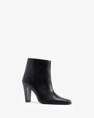Fete Ankle Boot in Black Leather - Second Image
