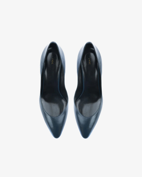 haze pump in ink leather