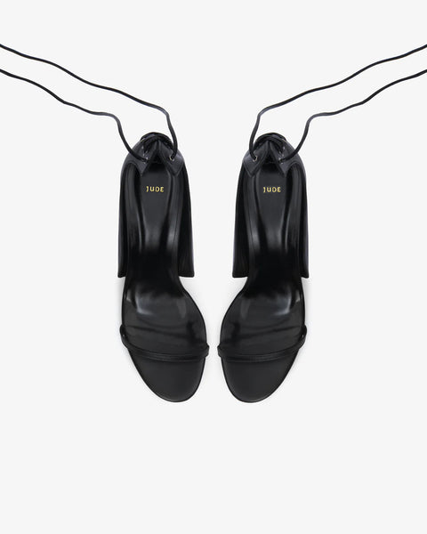 Issa Sandal Black Leather